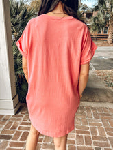 Cotton Tee Dress | Taffy Pink