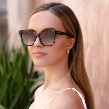 Amber Cat Eye Sunglasses | Blue