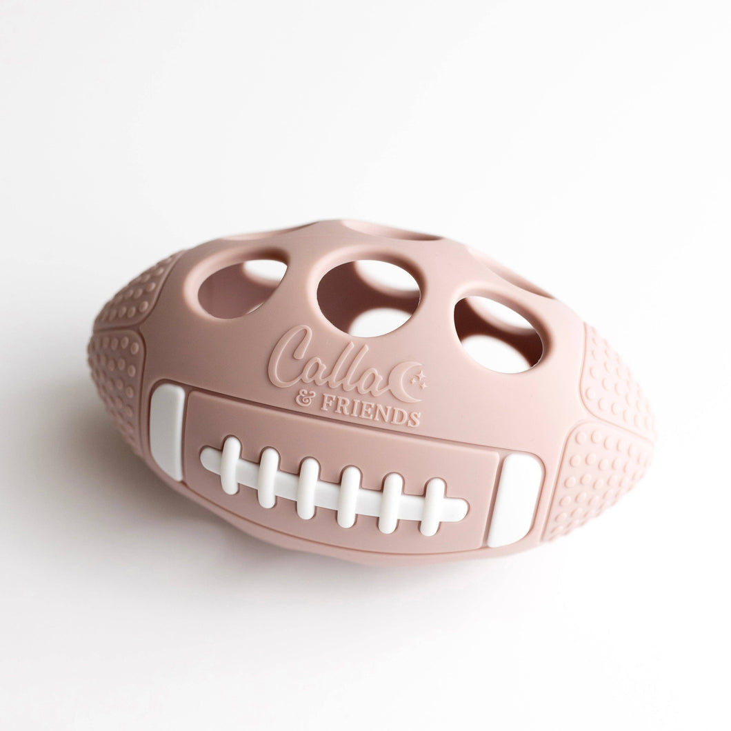 Touchdown Silicone Teether: Petal Pink