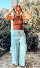 Go With It Tiered Pant | Blue