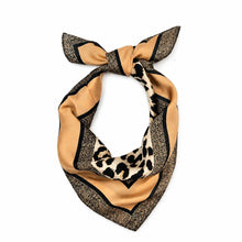 Leopard + Geo Bandana Scarf