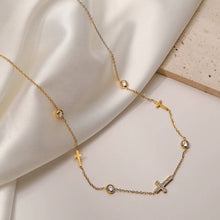 Cross Necklace 18K Silver