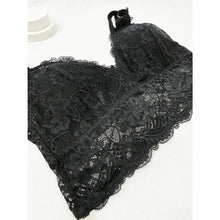 Floral Lace Bralette | Black