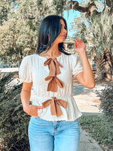 Tied With A Bow Top | Cream