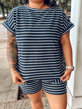 Perfect Prep Striped Set | Navy
