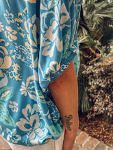 Coastal Bloom Top | Blue