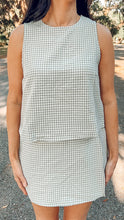 Gingham Top + Skort Set | Sage