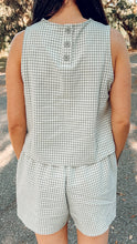 Gingham Top + Skort Set | Sage