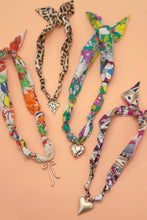 Printed Scarf Necklace
