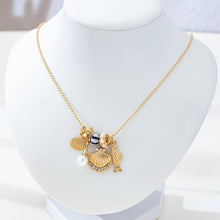 Nautical Charm Ball Chain Necklace