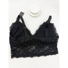 Floral Lace Bralette | Black