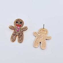 Gingerbread Man Stud Earrings