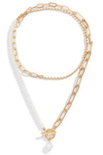 Pearl Toggle Wrap Necklace