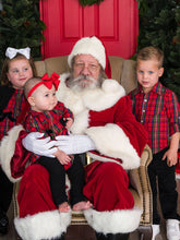 Nicholas Plaid Bubble Romper | Red