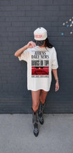 Athens News Tee | Ivory