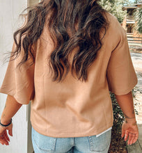 Scuba Drop Shoulder Tee | Taupe