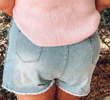 Brit Braided Denim Shorts