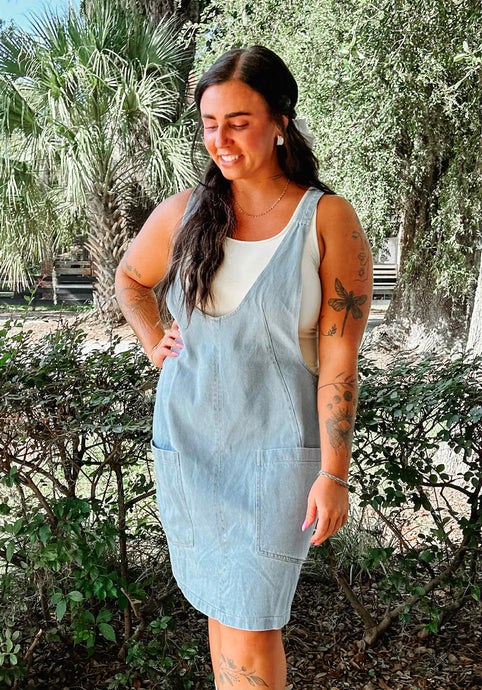 Skirtall Denim Dress