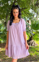 Easy Textured Dress | Lavender