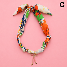 Printed Scarf Necklace