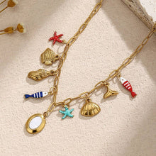 Summer Fish Charm Necklace