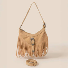 Cascade Fringe Shoulder Bag | Light Brown
