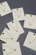 3D Bubble Initial Necklace | Several Letters