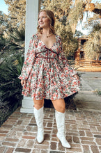 Tea Fall Floral Dress | Cream