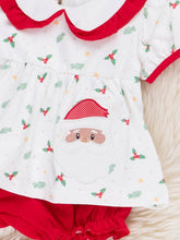 Jolly Santa Embroidered Bloomers
