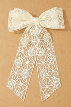 Floral Lace Bow