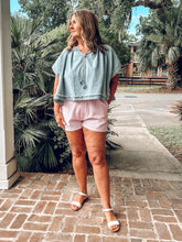 Boardwalk Striped Shorts | Red