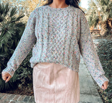 The Way Crochet Sweater | Pink Rose