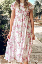 Darling Lace Up Back Dress | Pink