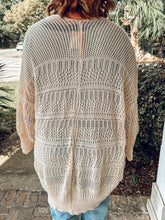 Relaxed Knit Cardigan | Cream