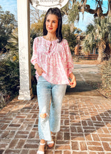 Peony Wave Top | Blush