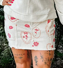 Doodle Love Mini Skirt