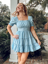 Spring Sky Mini Dress | Light Blue