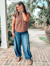 Goldie Ankle Drawstring Denim | Dark