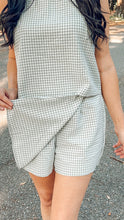 Gingham Top + Skort Set | Sage