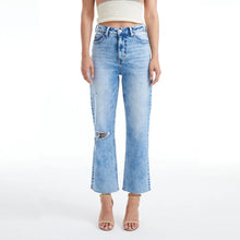 Indy Raw Hem Light Denim