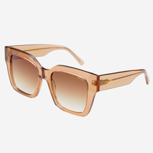 Bon Chic Acetate Oversized Square Sunglasses: Crystal Brown