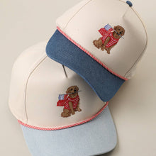 Golden Retriever USA Denim Trucker