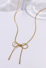 Bow 18K Coated Necklace | Gold