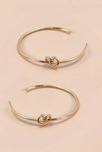 Knot Hoop Earring