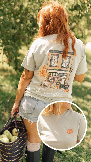Pumpkin Market Tee | Taupe