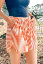 Dippin Striped Lounge Shorts | Orange
