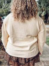 Boat Neck Waffle Knit Top | Butter Yellow