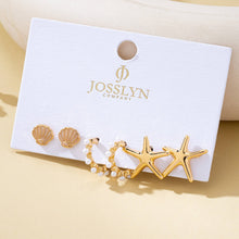 Trio Nautical Pearl Set | Gold