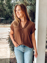 Textured  Button Blouse | Coco