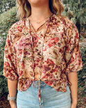 Romance Floral Flowy Top | Mauve